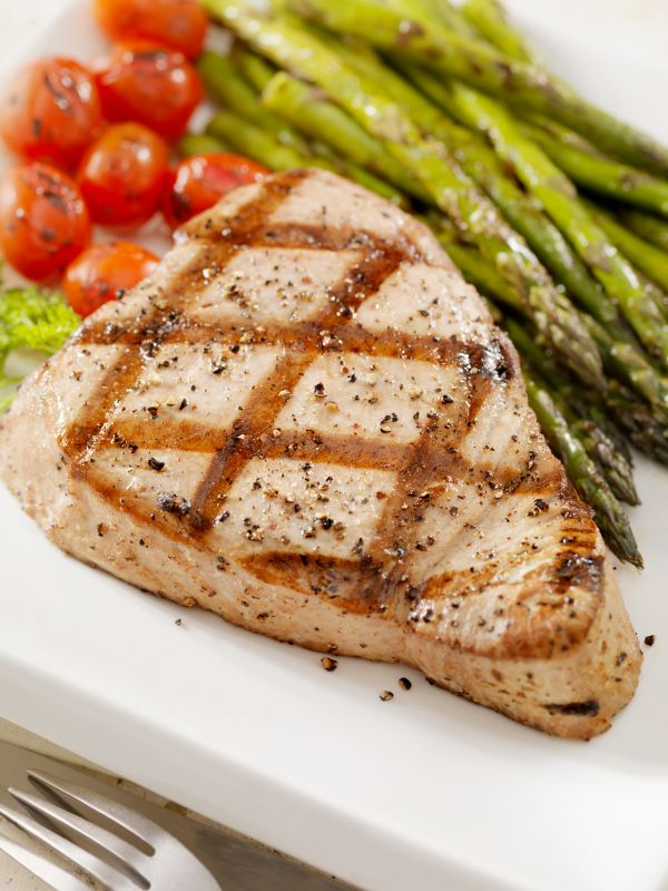 Lemon Butter Marlin Steak