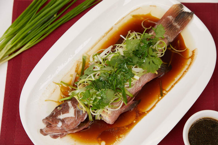 Steamed Lapu-Lapu